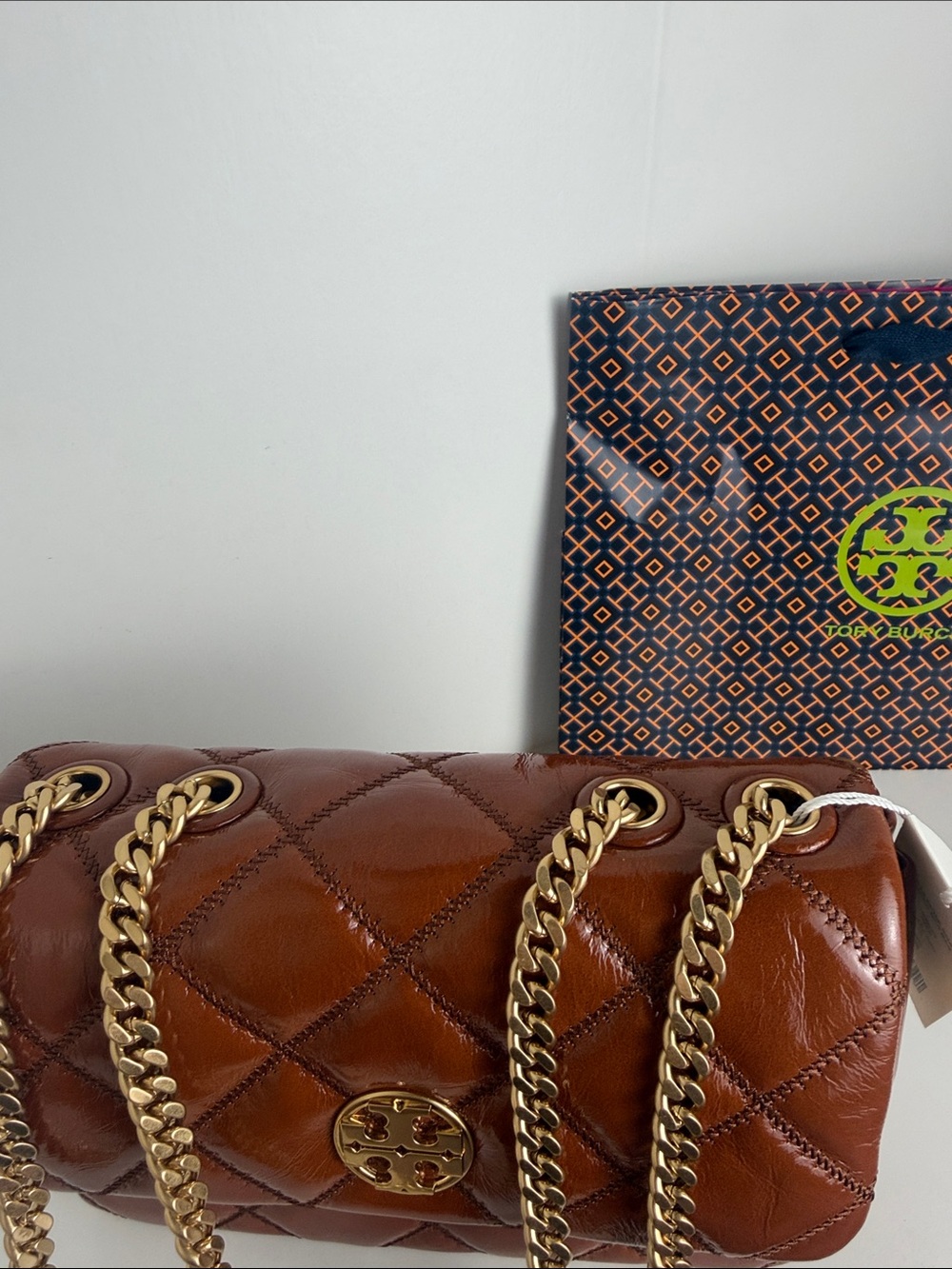 NWT Tory Burch Willa Shine Small Shoulder Bag - Picture 15 of 15